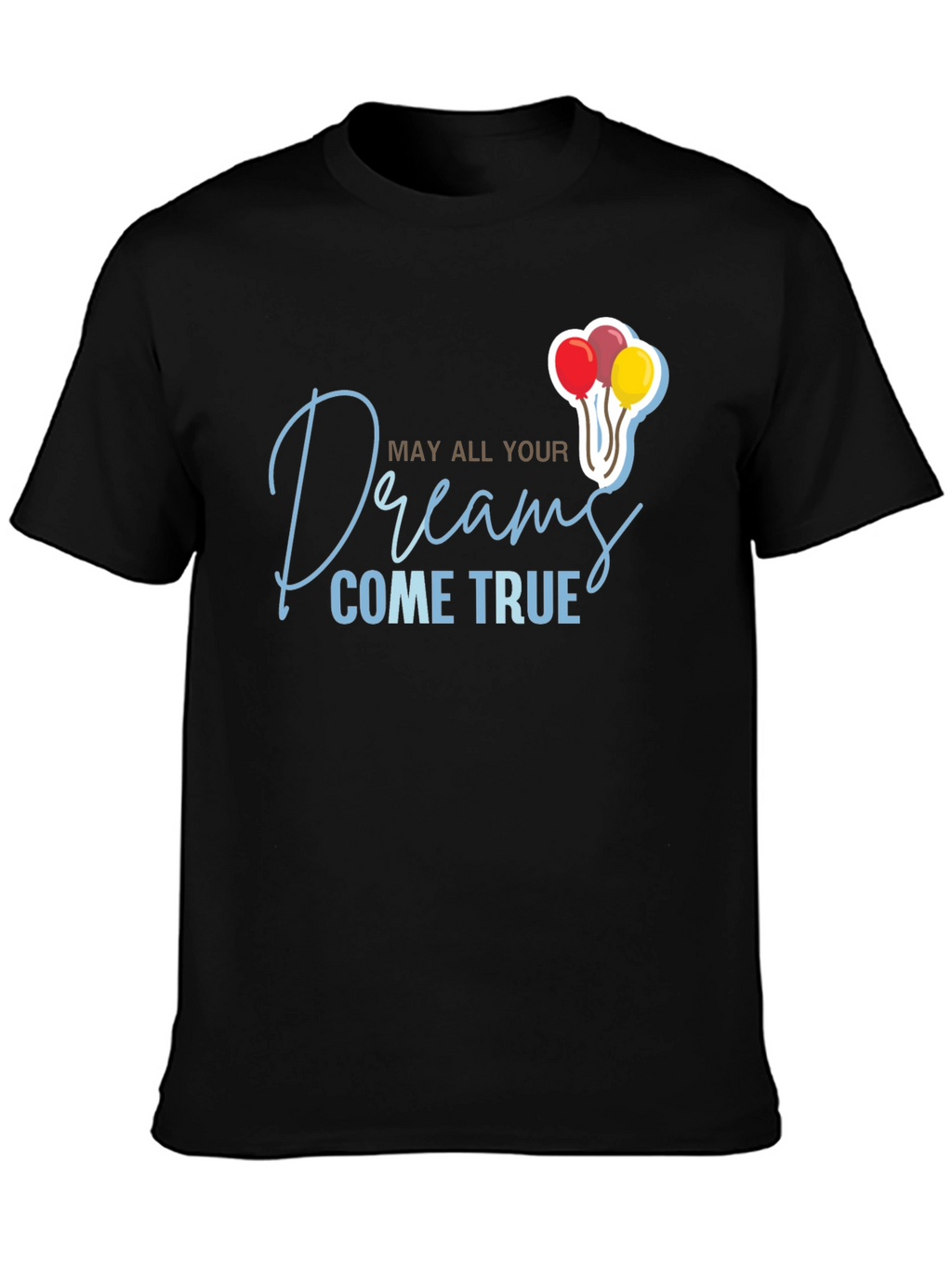 Dreams Come True Black Graphic Tee