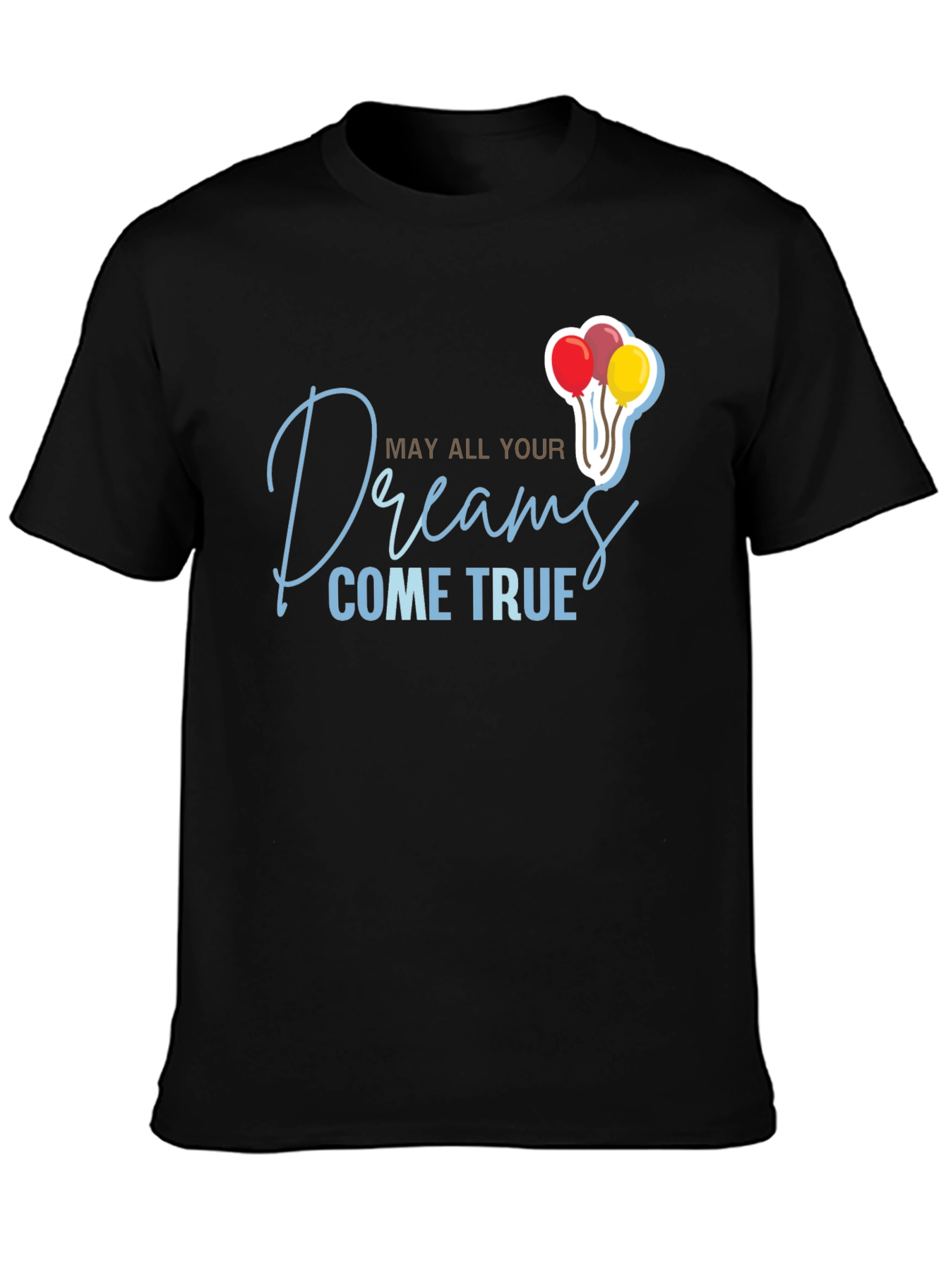 Dreams Come True Black Graphic Tee