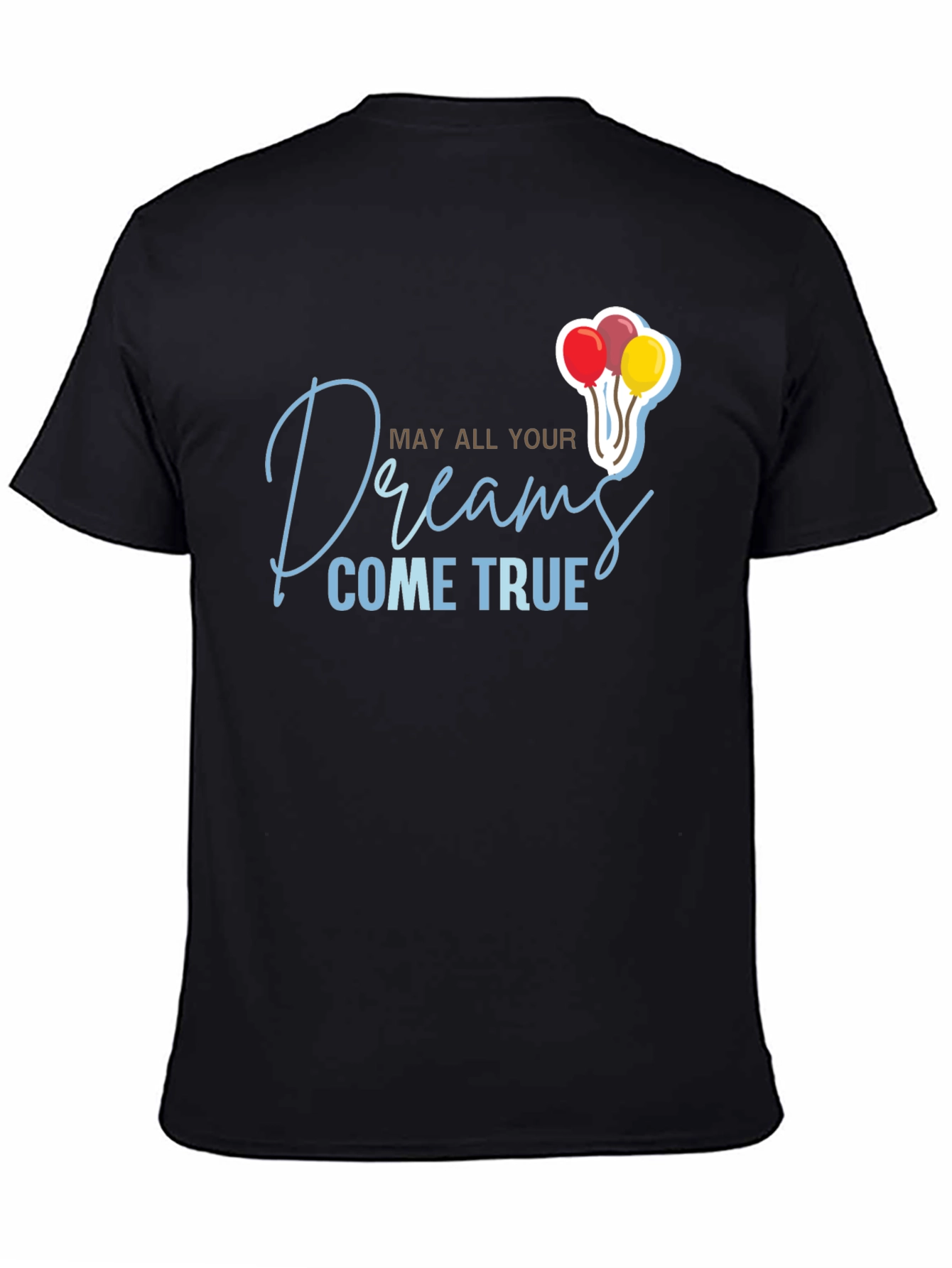 Dreams Come True Black Graphic Tee