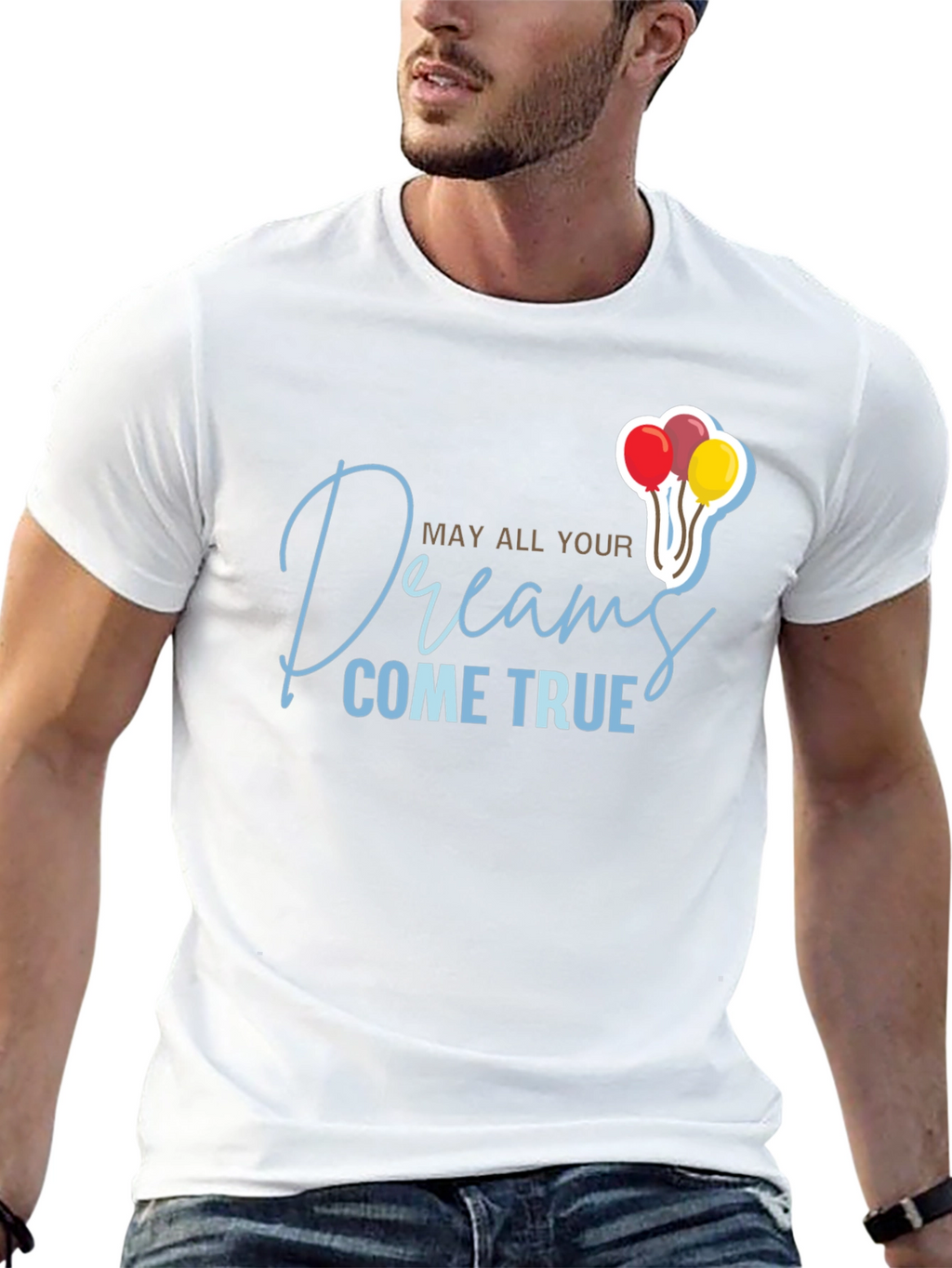 Dreams Come True Black Graphic Tee