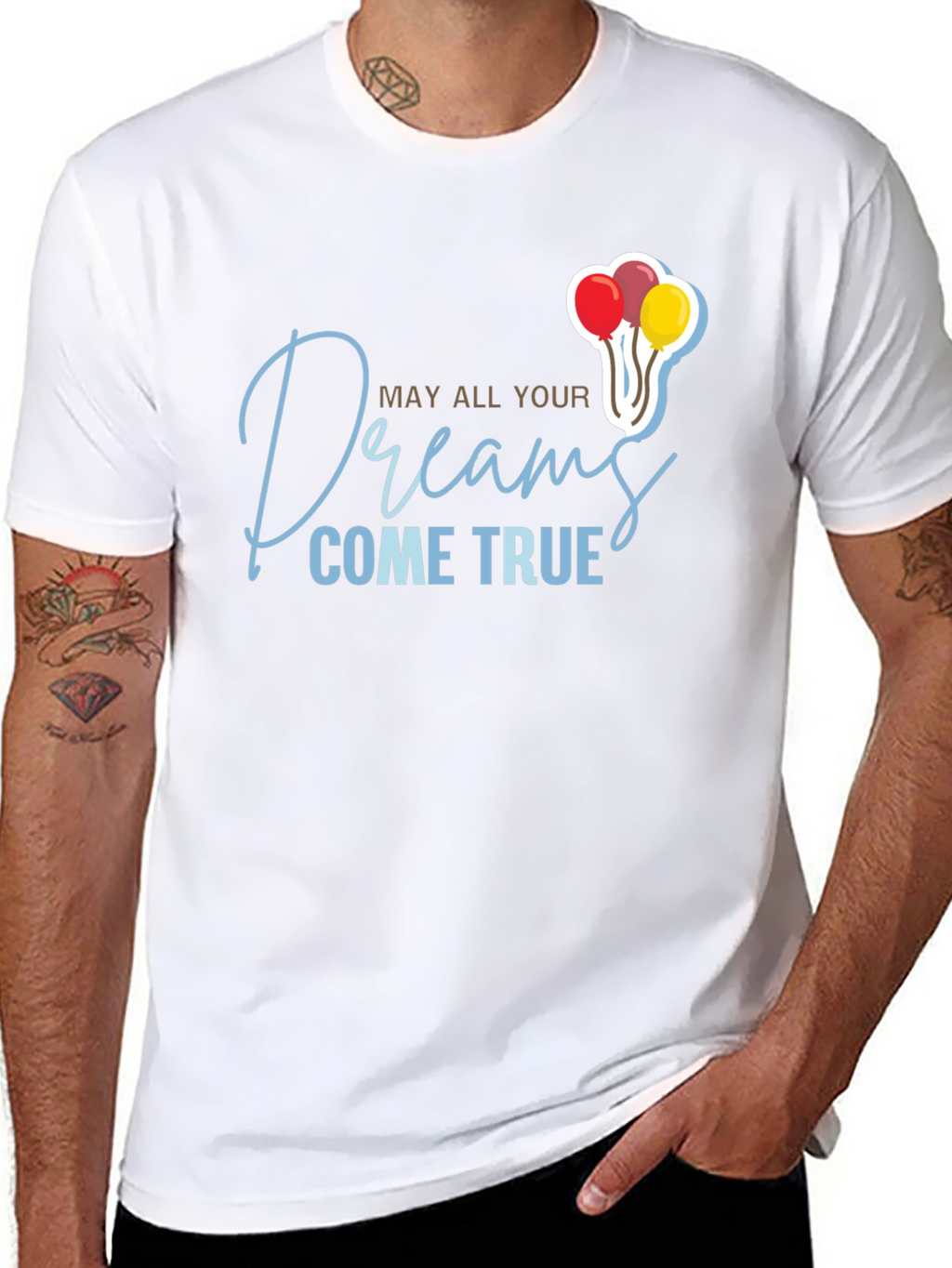 Dreams Come True Black Graphic Tee