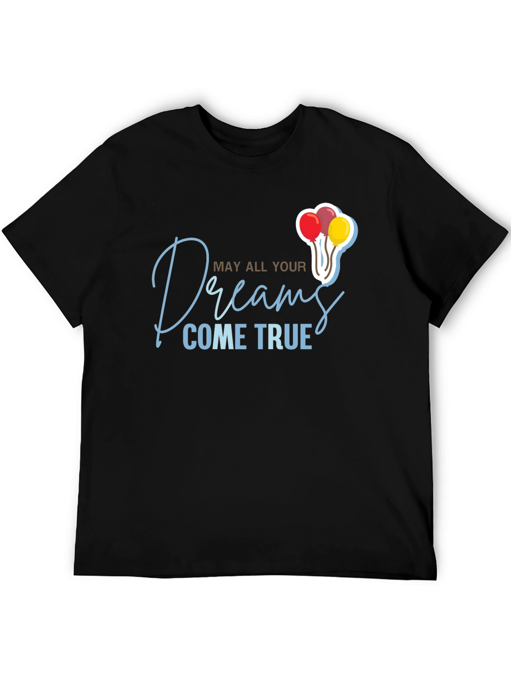 Dreams Come True Black Graphic Tee