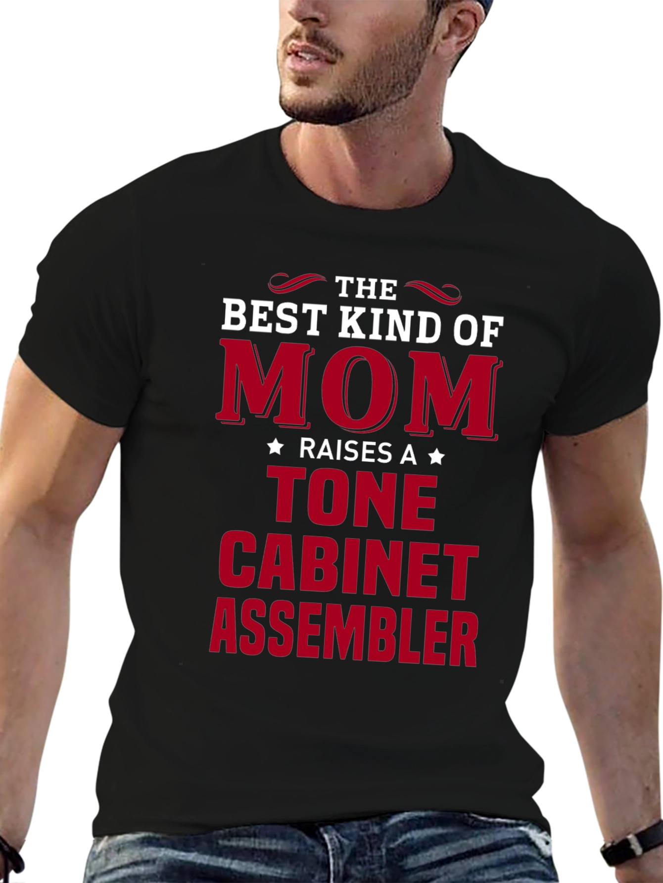 Best Mom Raises a Tone Cabinet Assembler T-Shirt