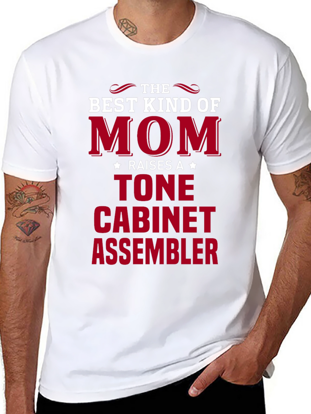 Best Mom Raises a Tone Cabinet Assembler T-Shirt