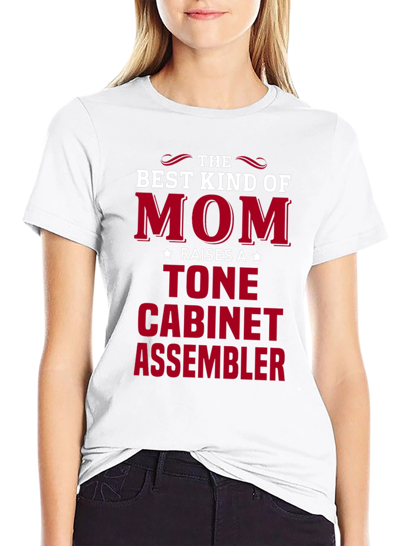 Best Mom Raises a Tone Cabinet Assembler T-Shirt