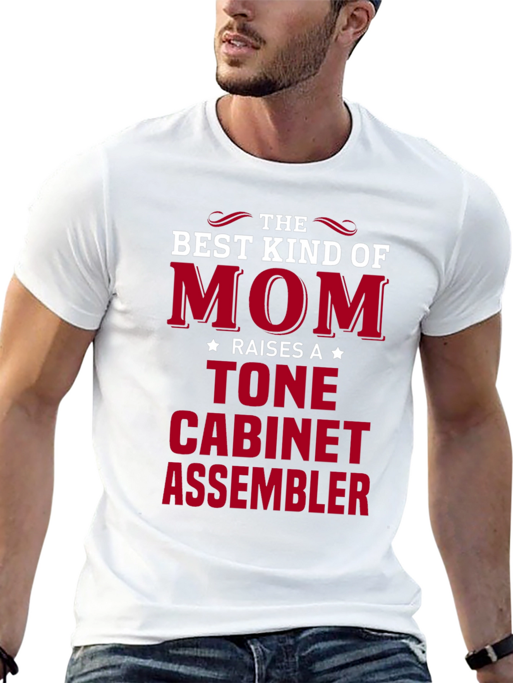 Best Mom Raises a Tone Cabinet Assembler T-Shirt