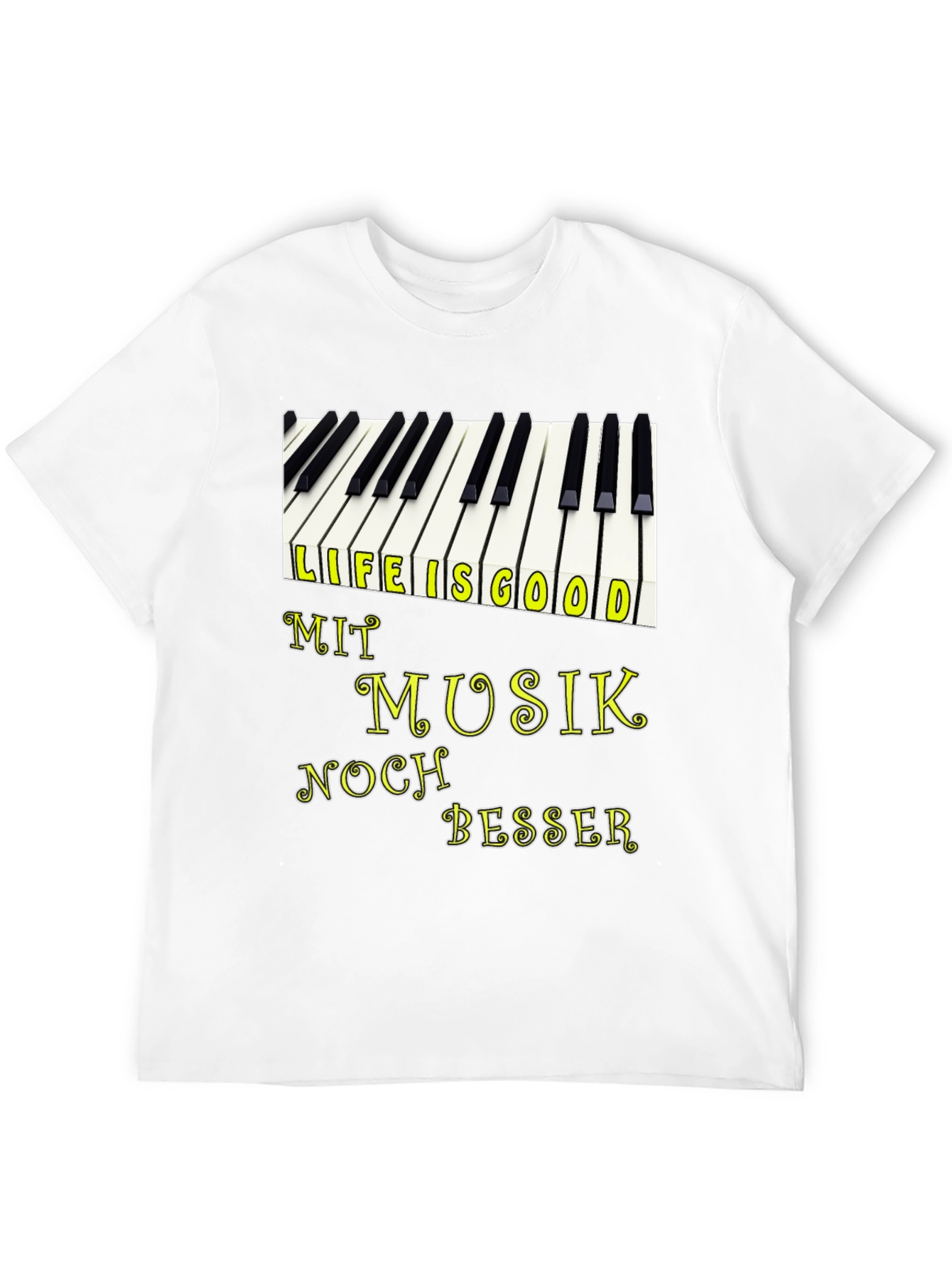 Life is Good with Music T-Shirt