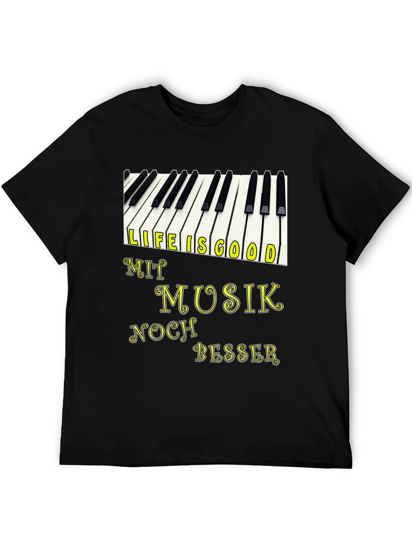 Life is Good with Music T-Shirt