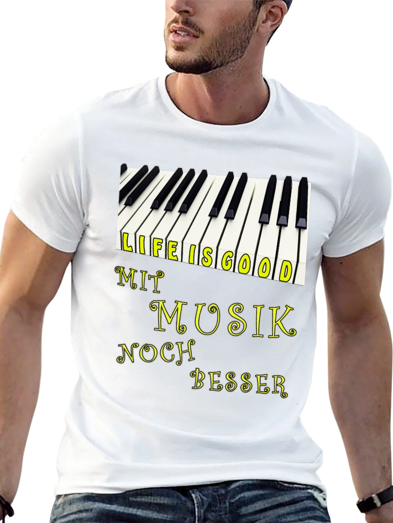 Life is Good with Music T-Shirt