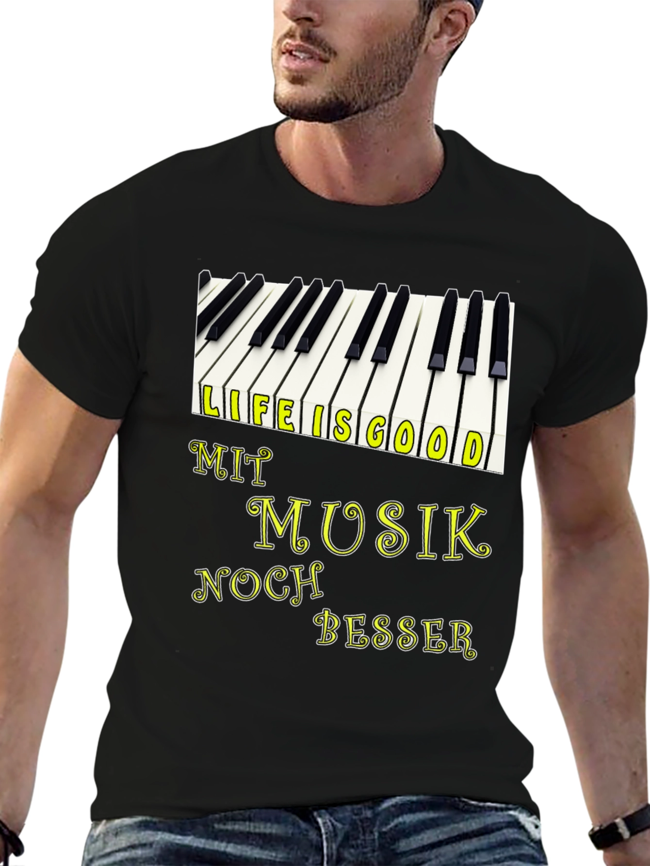 Life is Good with Music T-Shirt