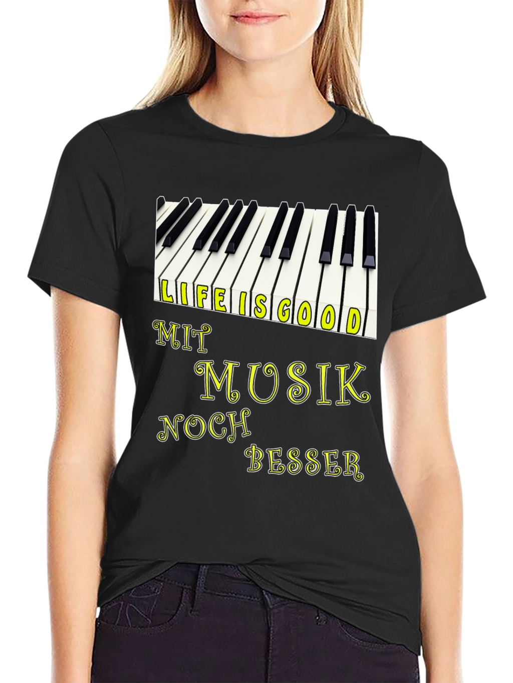 Life is Good with Music T-Shirt