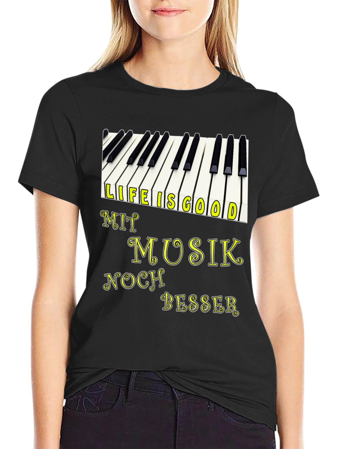 Life is Good with Music T-Shirt