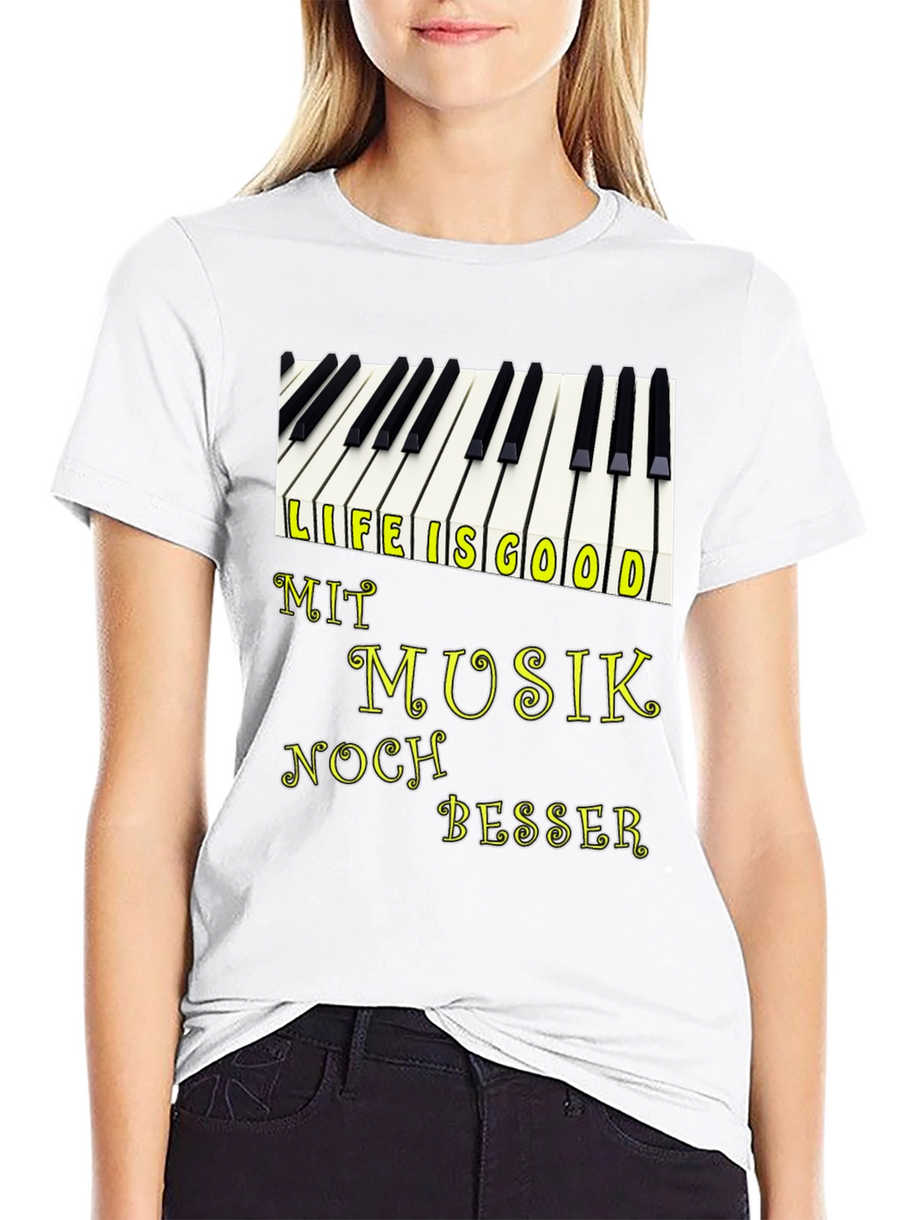 Life is Good with Music T-Shirt