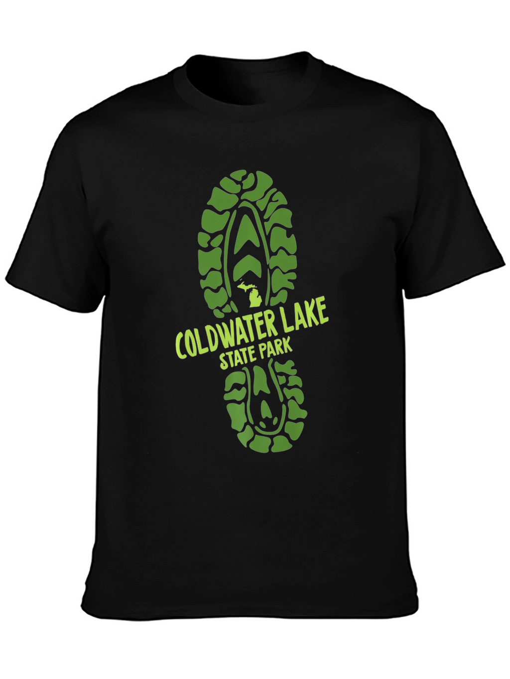 Coldwater Lake State Park Black T-Shirt