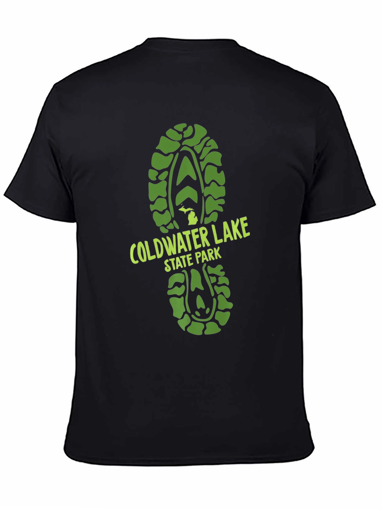 Coldwater Lake State Park Black T-Shirt