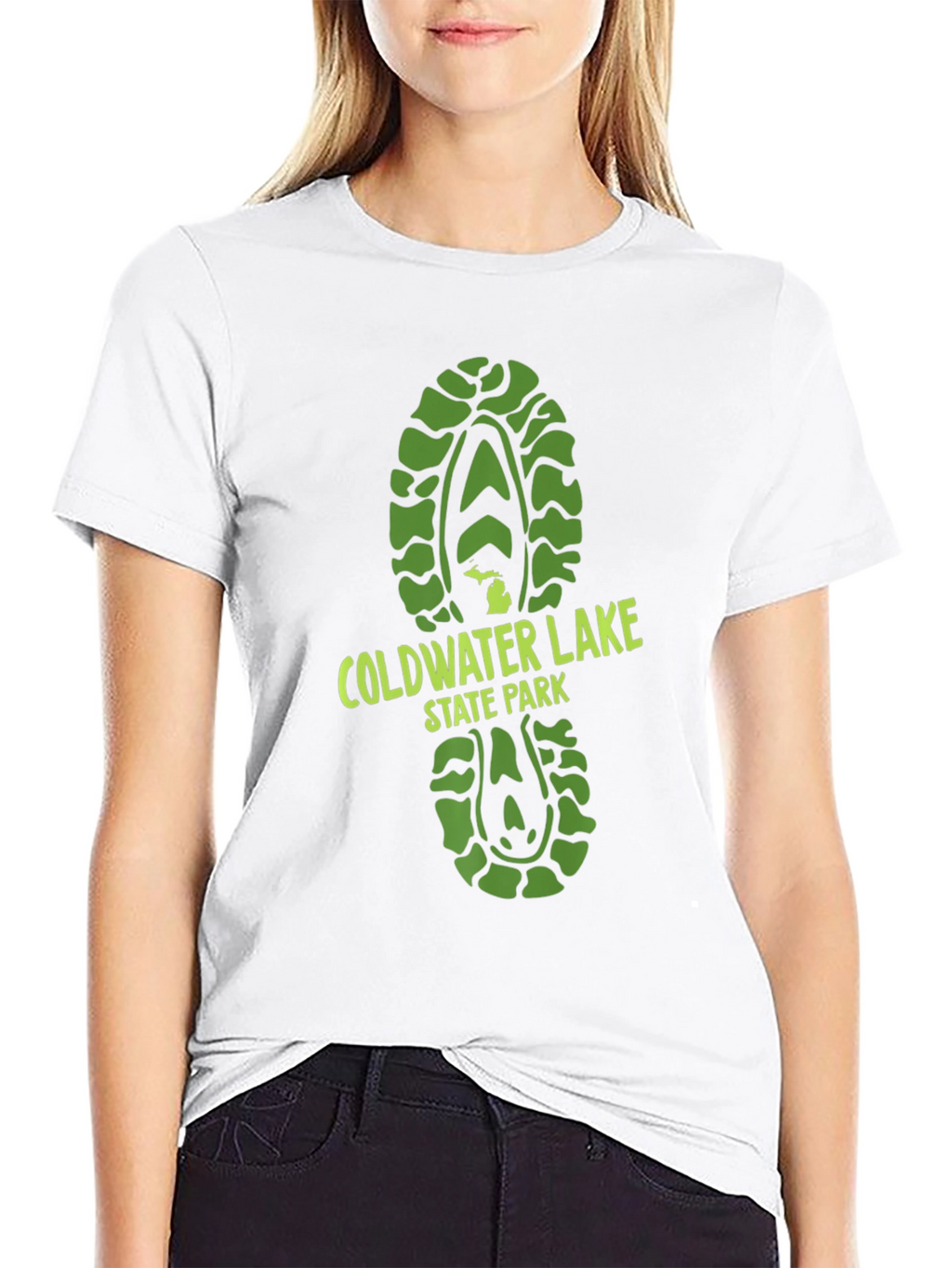 Coldwater Lake State Park Black T-Shirt