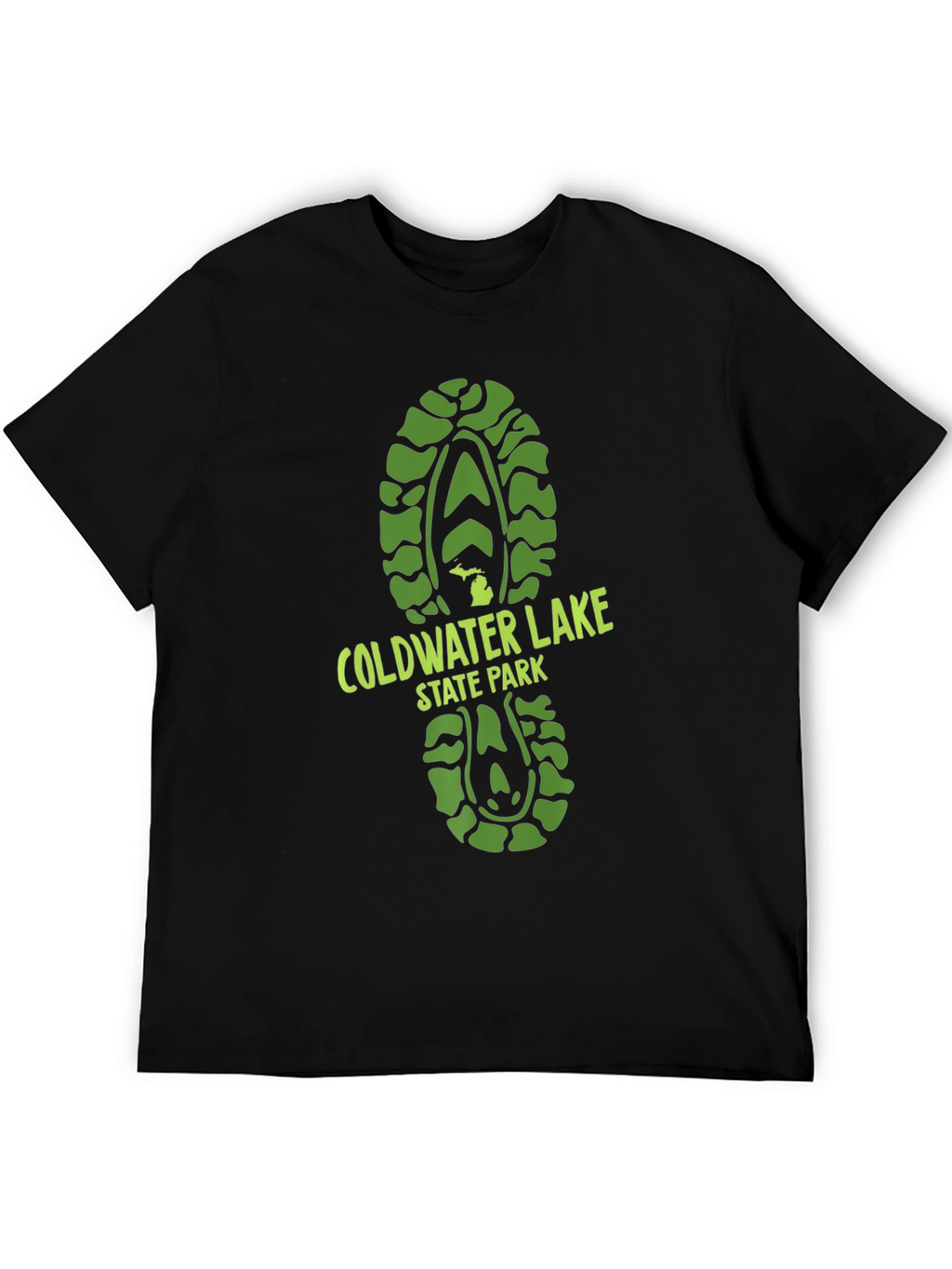 Coldwater Lake State Park Black T-Shirt