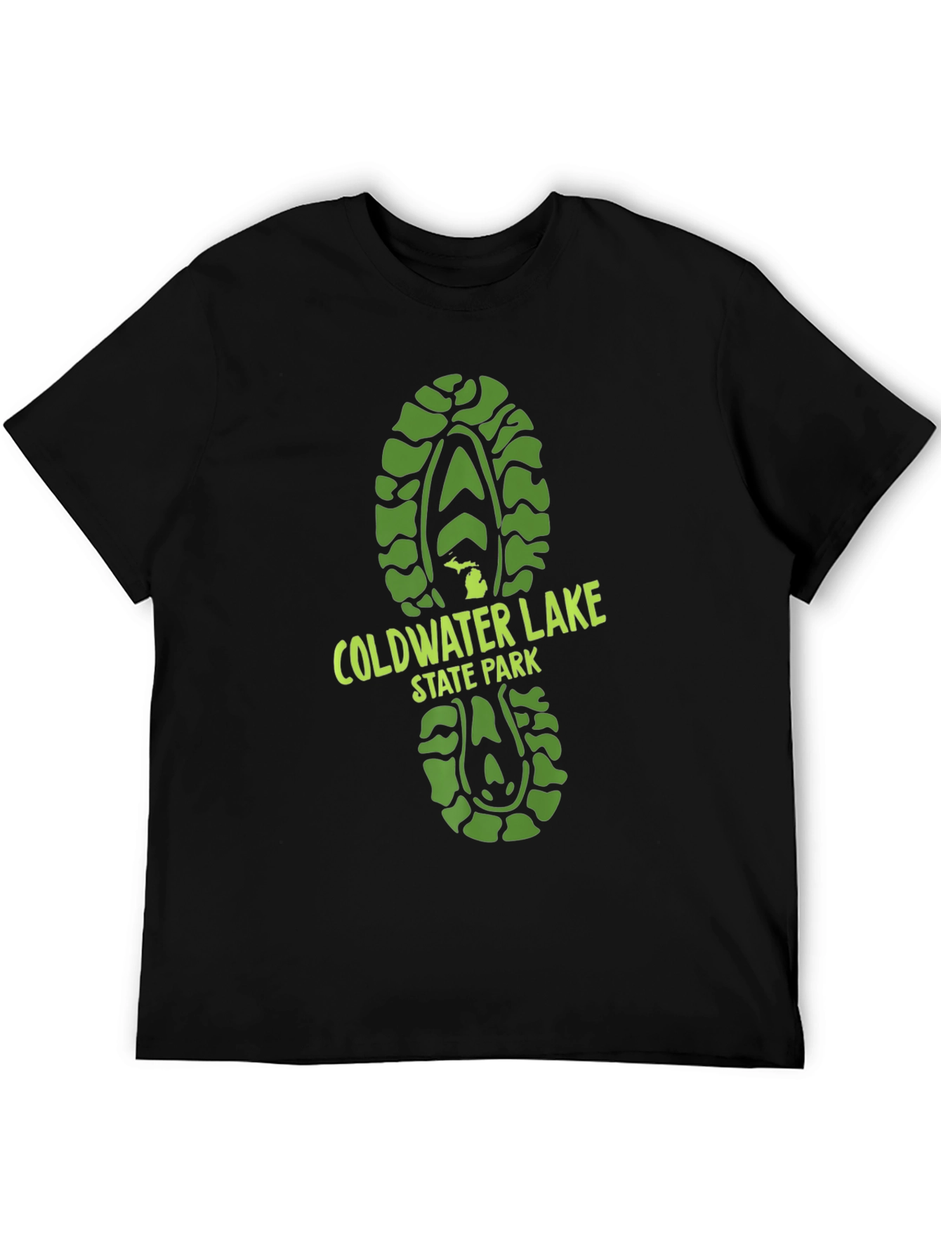 Coldwater Lake State Park Black T-Shirt