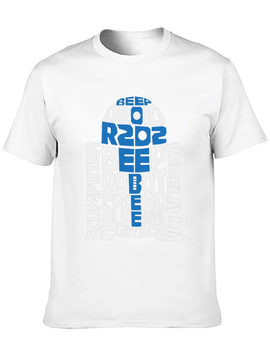 R2D2 Word Art T-Shirt