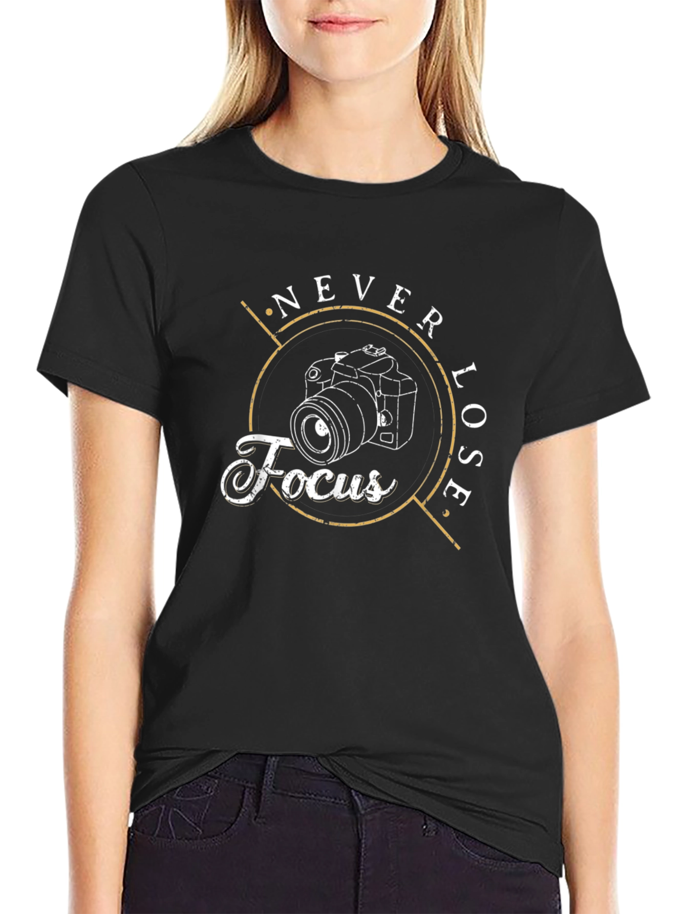 Never Lose Focus Graphic Tee - Photographer Shirt