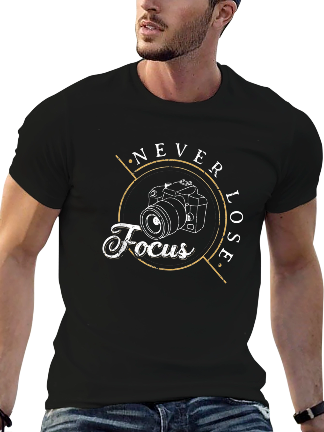 Never Lose Focus Graphic Tee - Photographer Shirt