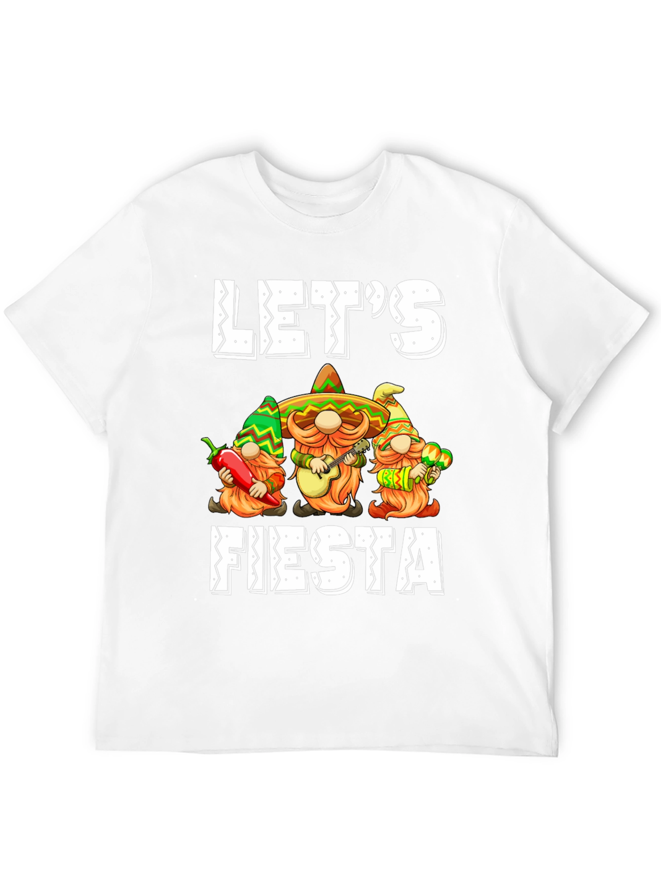 Lets Fiesta T-Shirt: Mexican Gnomes