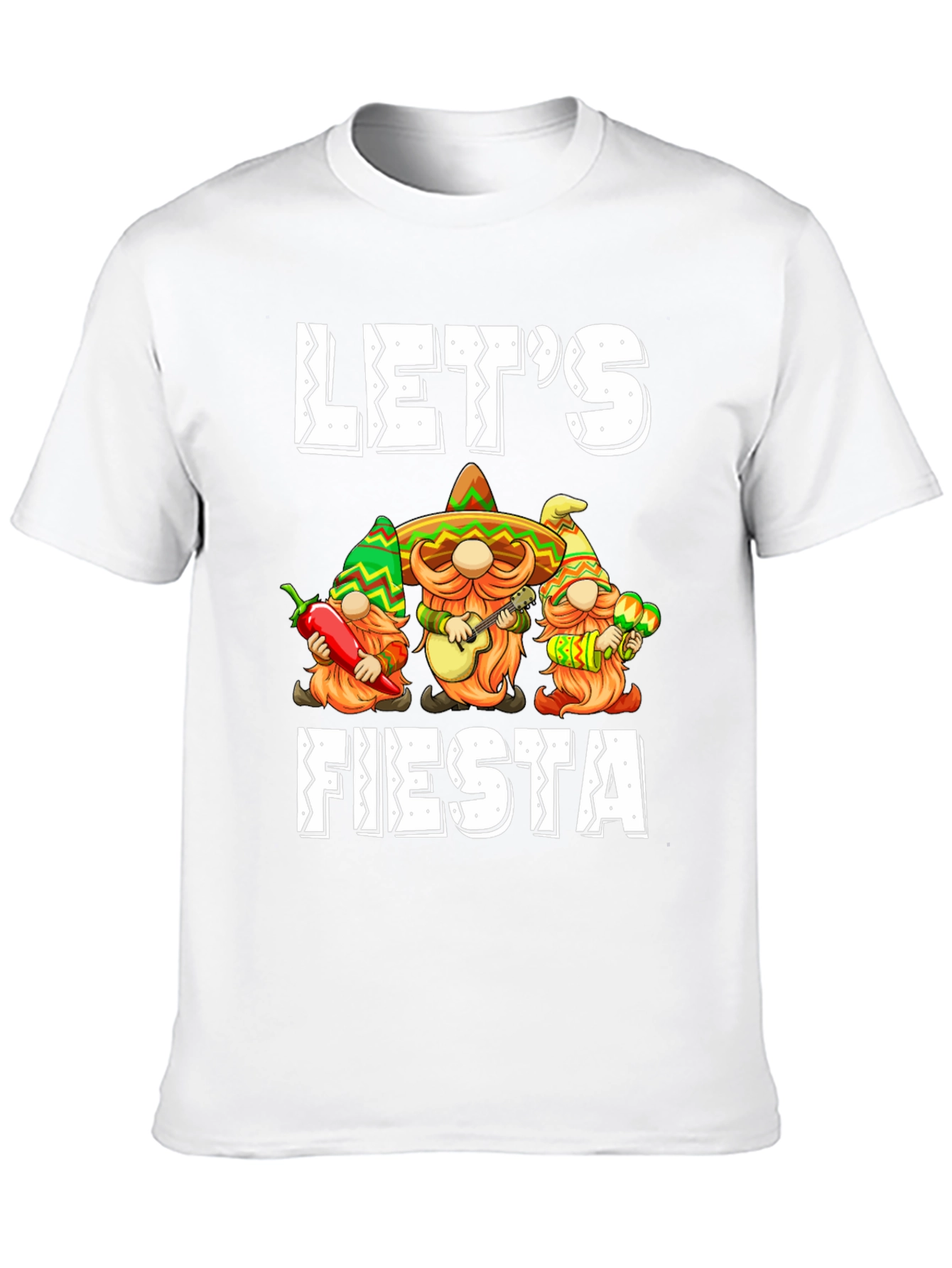 Lets Fiesta T-Shirt: Mexican Gnomes