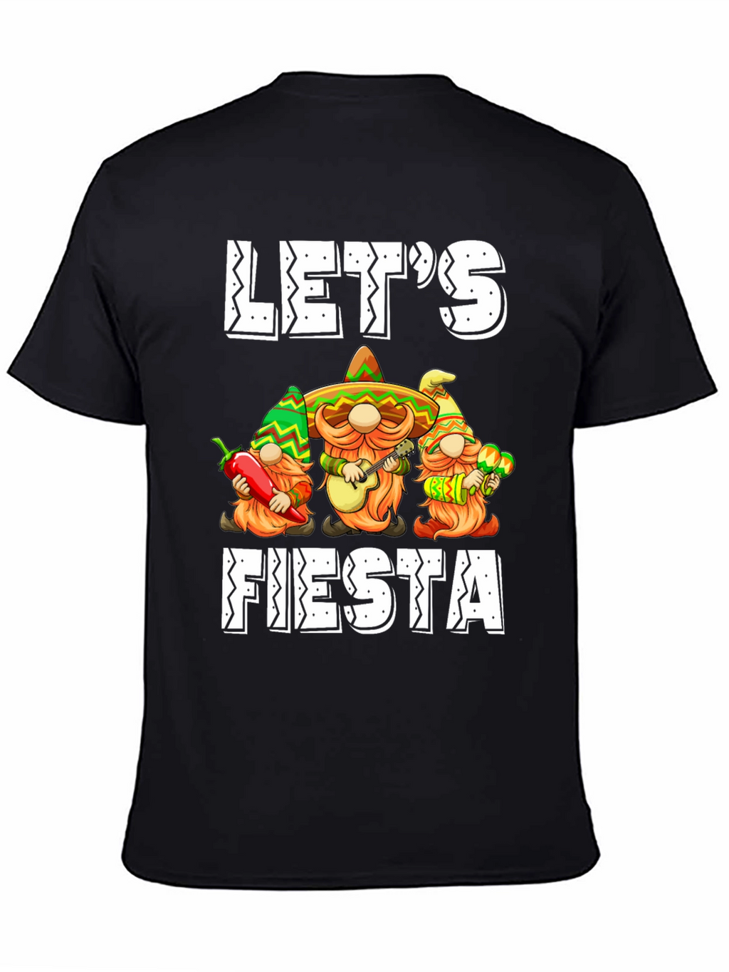 Lets Fiesta T-Shirt: Mexican Gnomes
