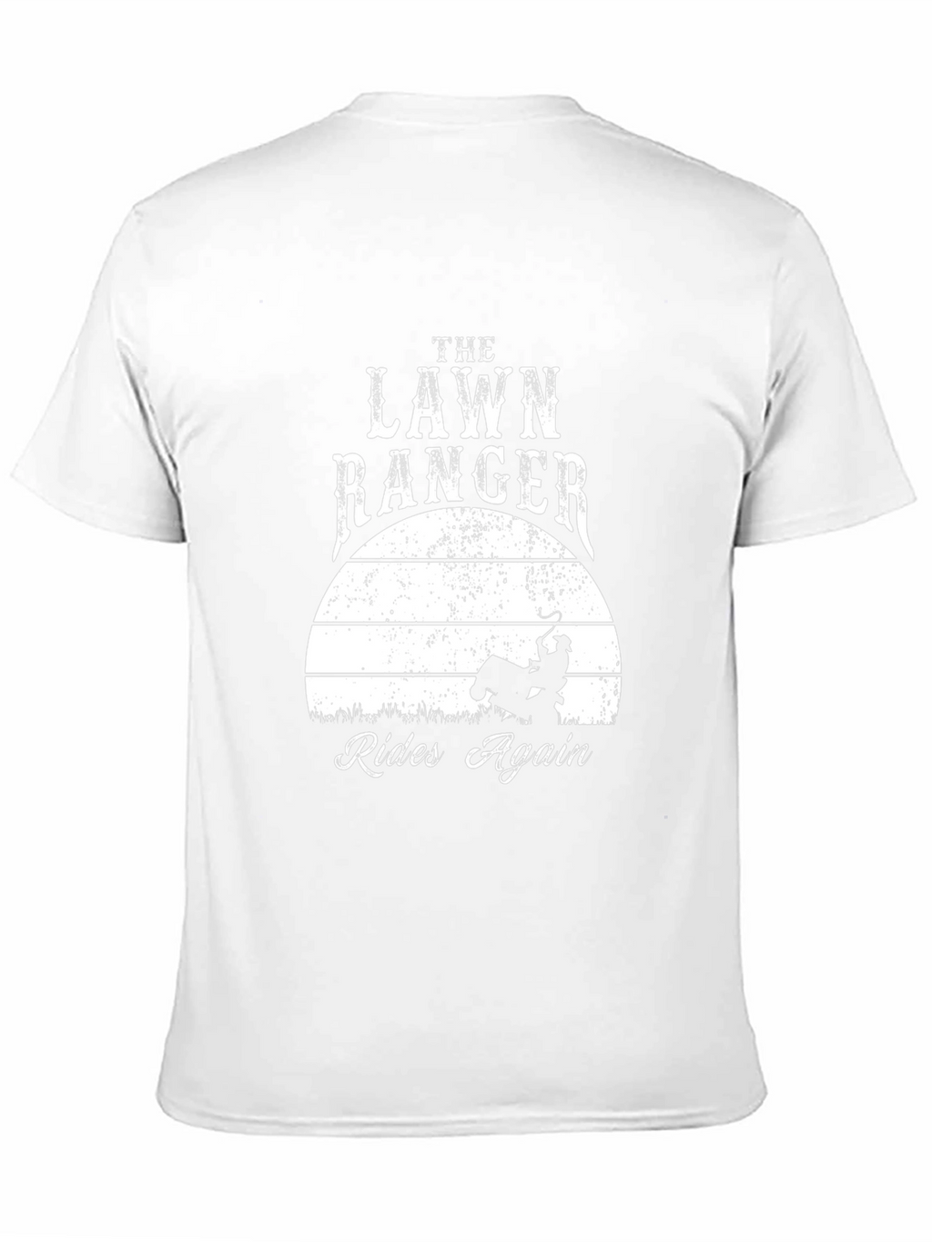 Lawn Ranger Rides Again T-Shirt - Funny Gardening Tee