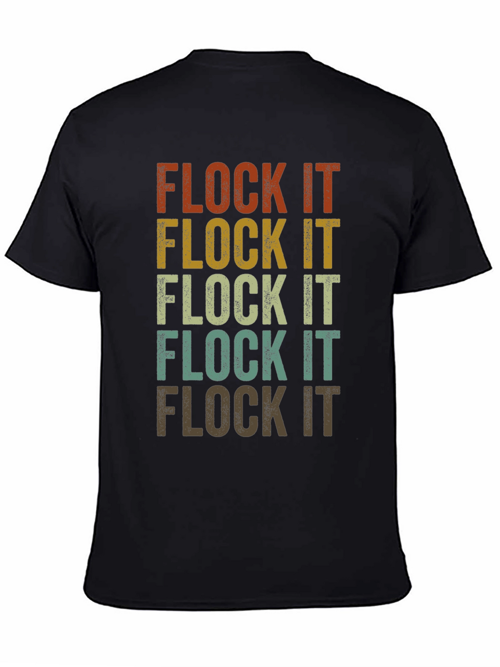 Flock It Retro Graphic Tee - Casual Comfort