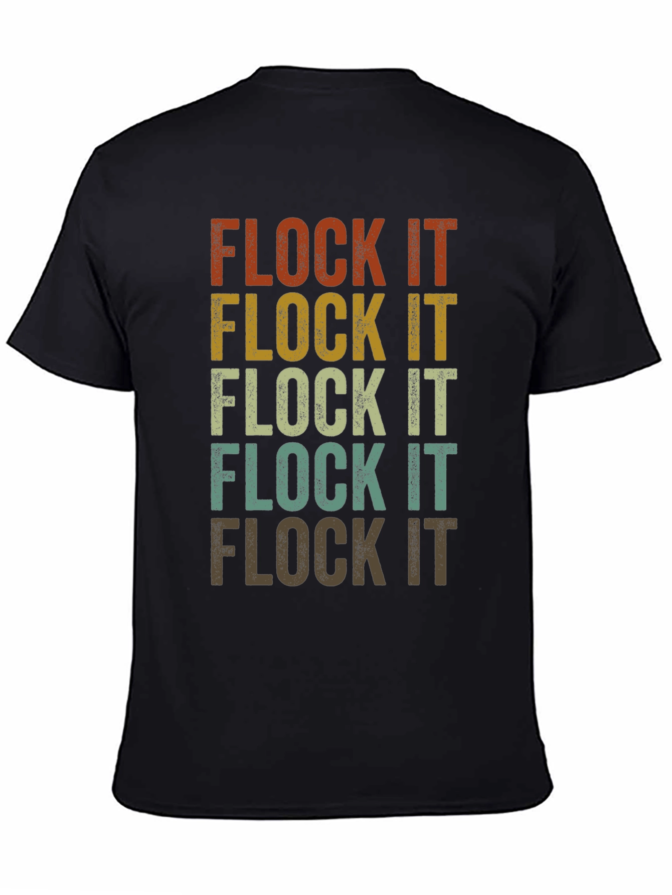 Flock It Retro Graphic Tee - Casual Comfort