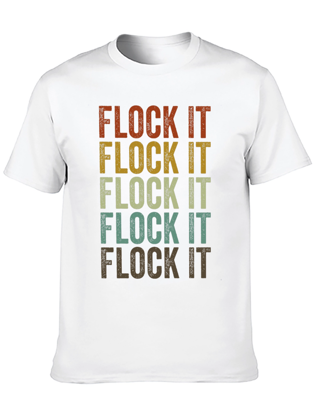 Flock It Retro Graphic Tee - Casual Comfort