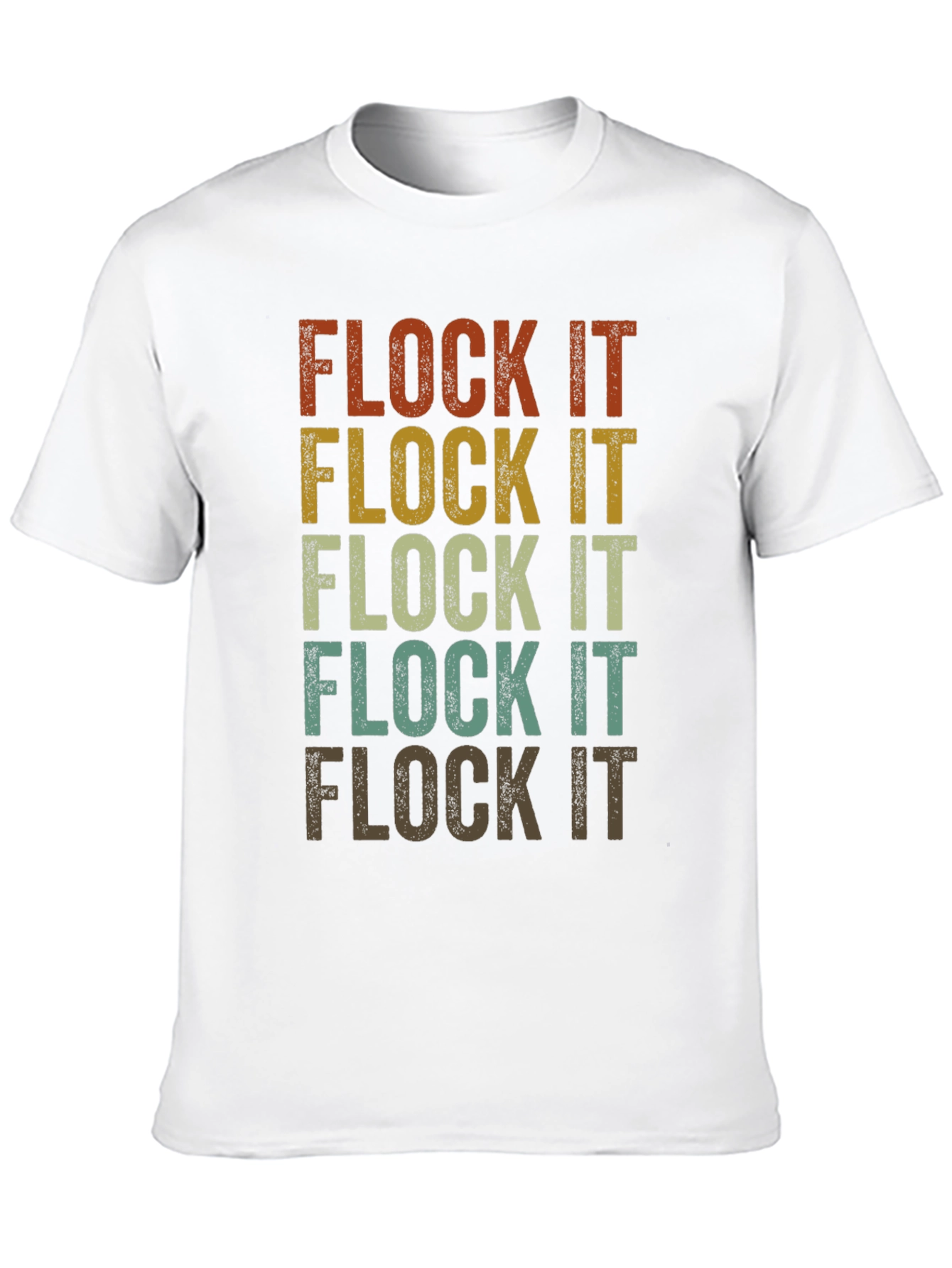 Flock It Retro Graphic Tee - Casual Comfort
