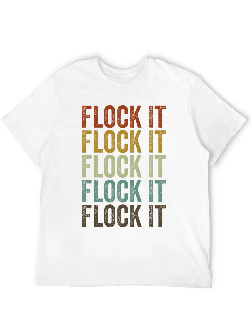Flock It Retro Graphic Tee - Casual Comfort
