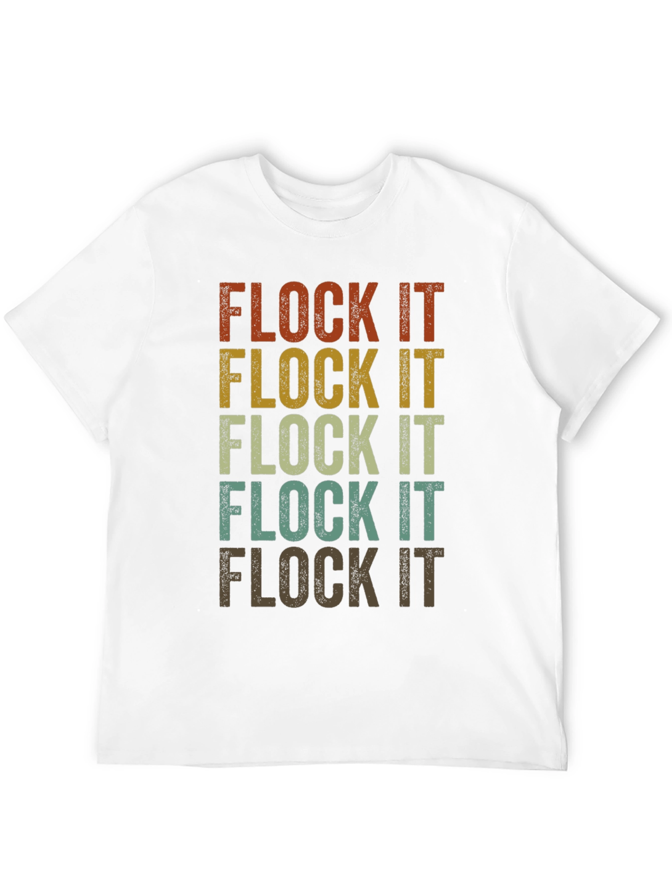 Flock It Retro Graphic Tee - Casual Comfort