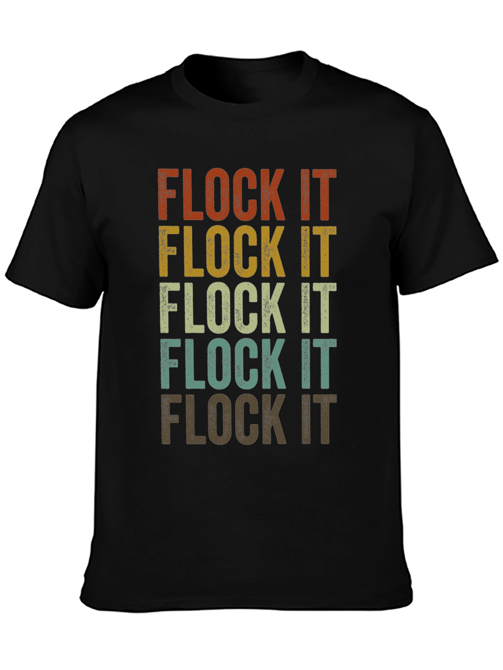 Flock It Retro Graphic Tee - Casual Comfort