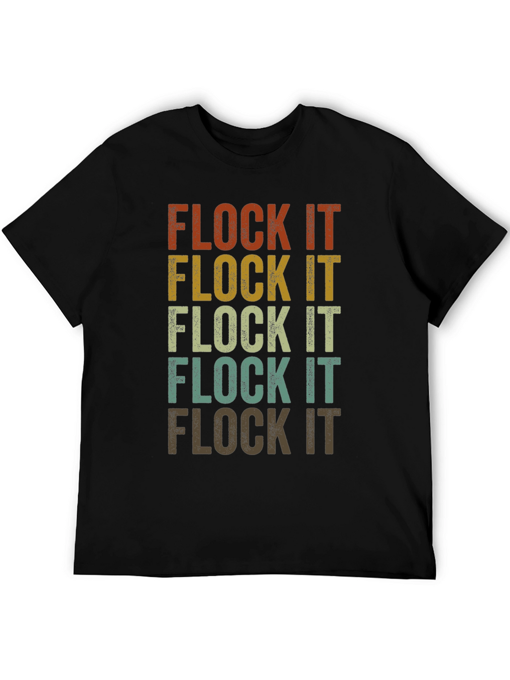 Flock It Retro Graphic Tee - Casual Comfort