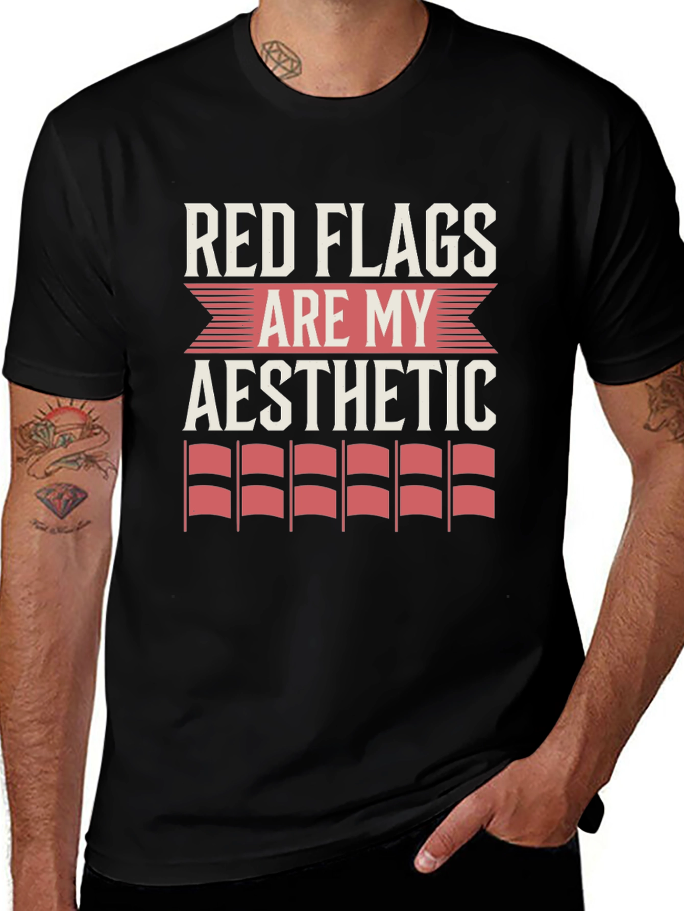 Red Flags Are My Aesthetic Graphic Tee