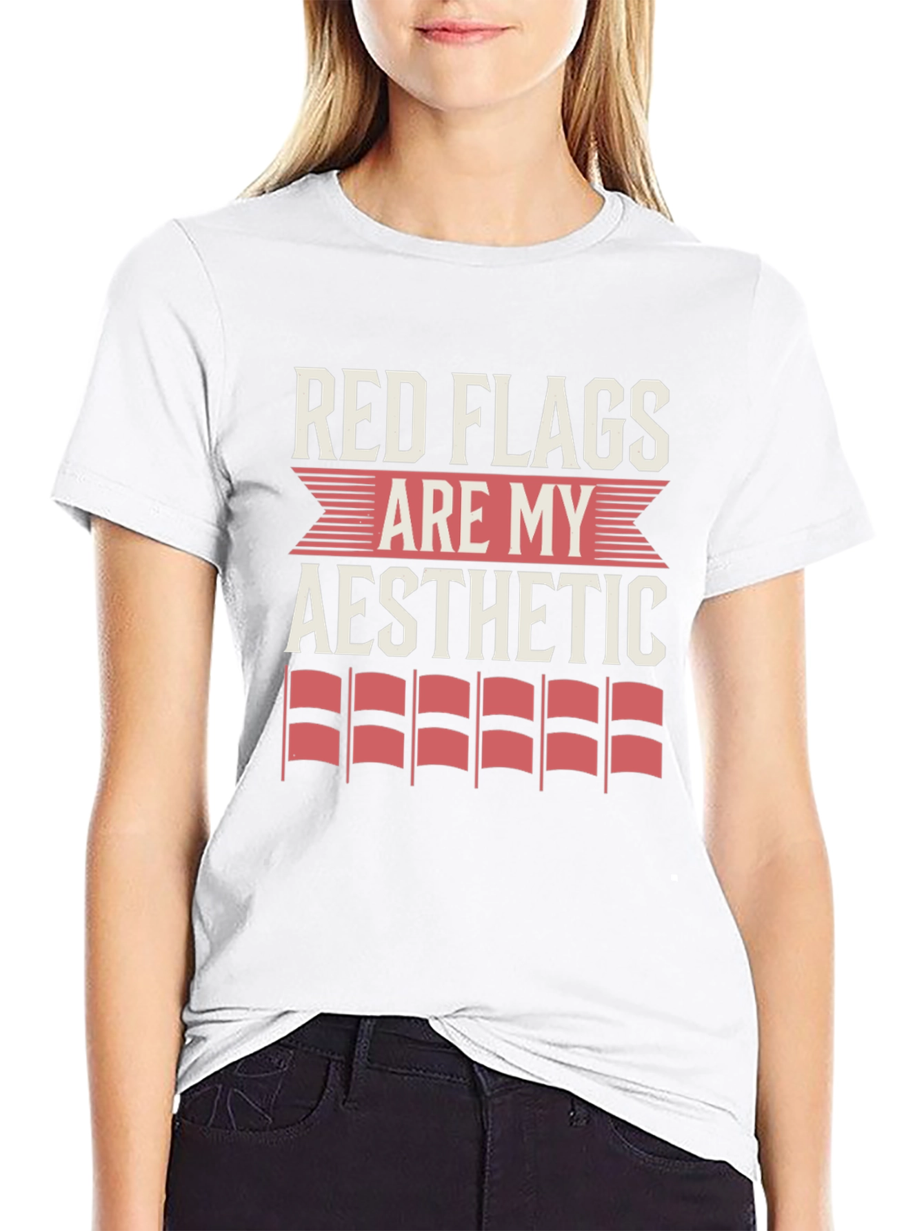 Red Flags Are My Aesthetic Graphic Tee