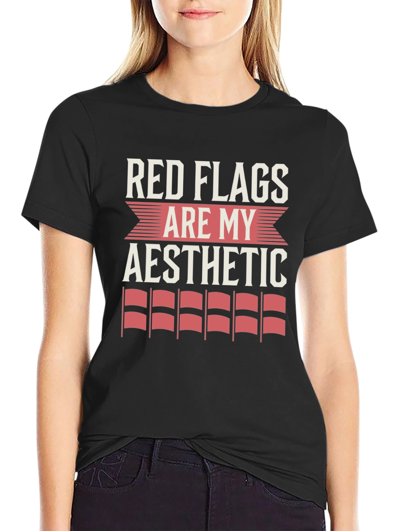 Red Flags Are My Aesthetic Graphic Tee