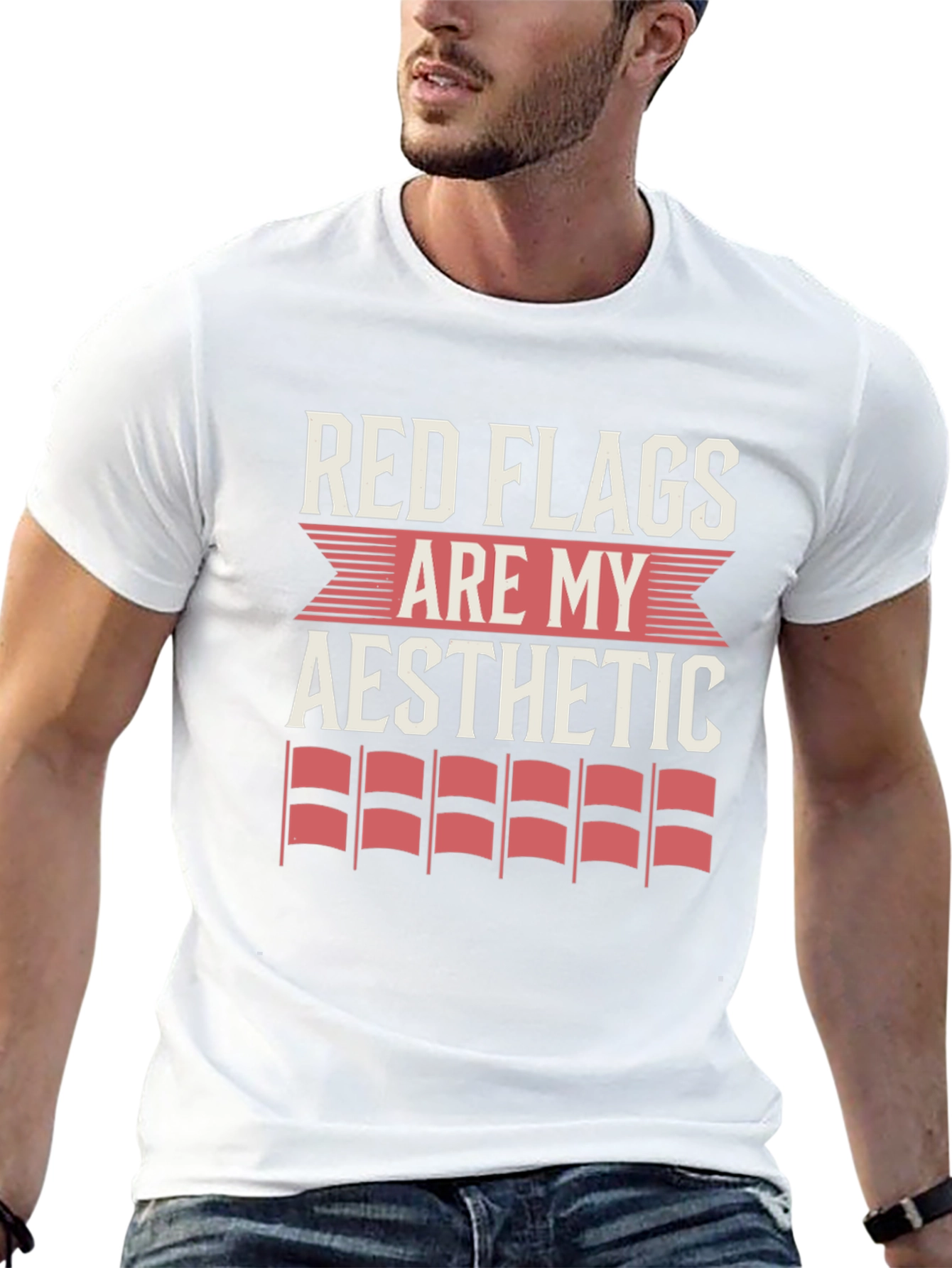 Red Flags Are My Aesthetic Graphic Tee