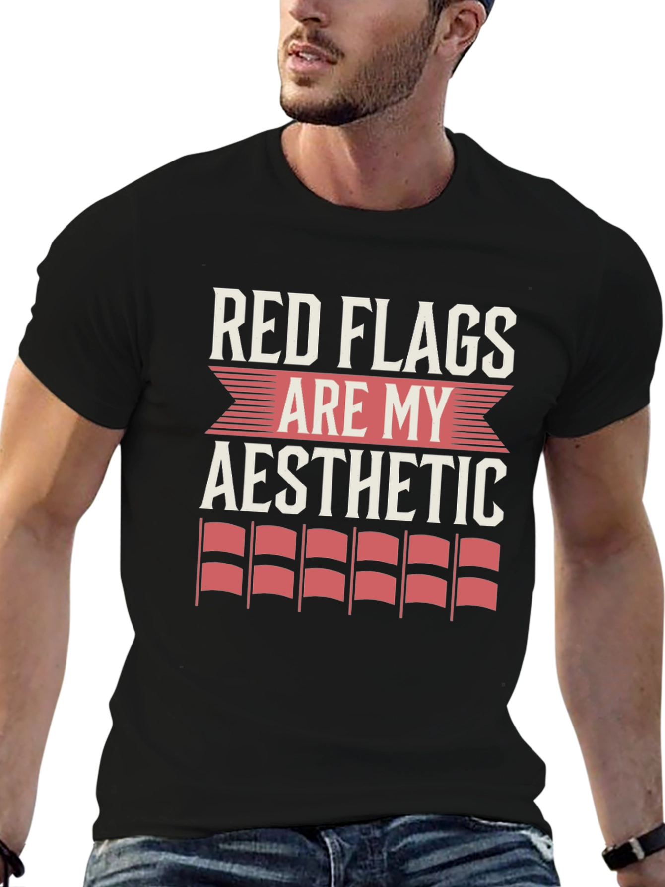 Red Flags Are My Aesthetic Graphic Tee