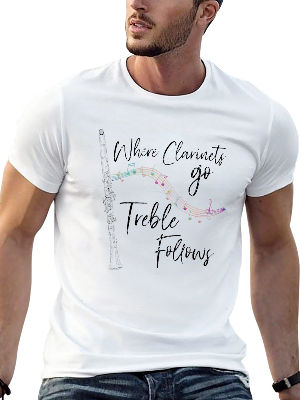 Clarinet Music Lover Graphic T-Shirt
