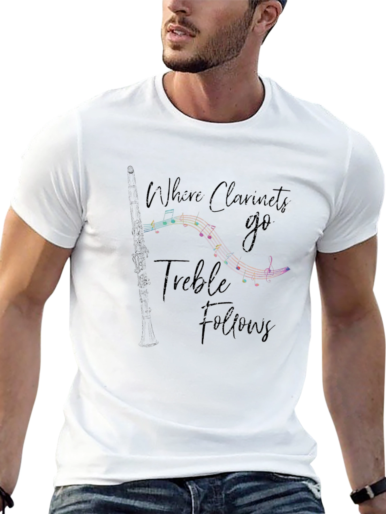 Clarinet Music Lover Graphic T-Shirt