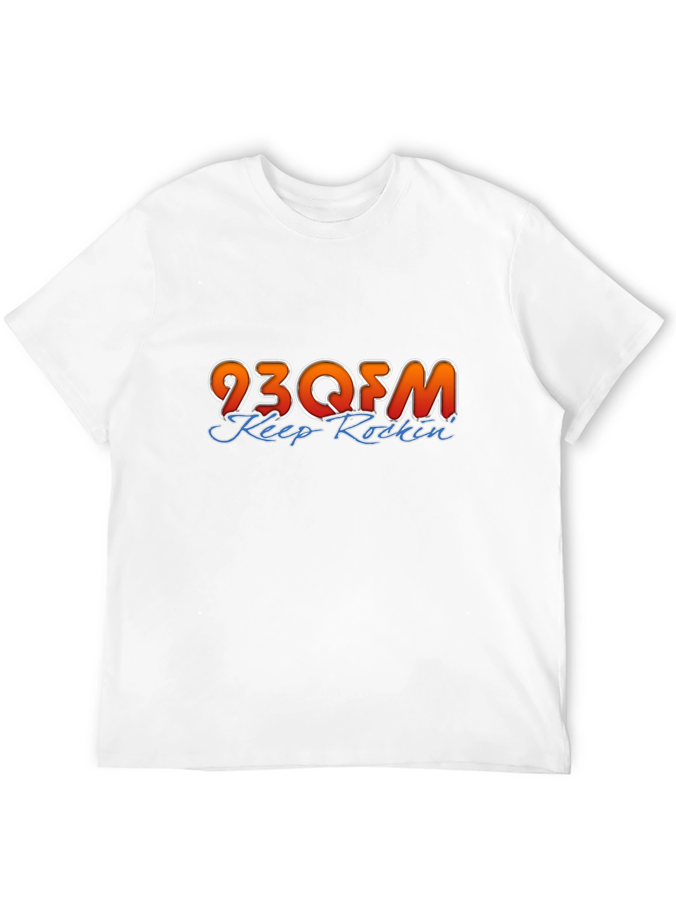 93QFM Keep Rockin Black T-Shirt