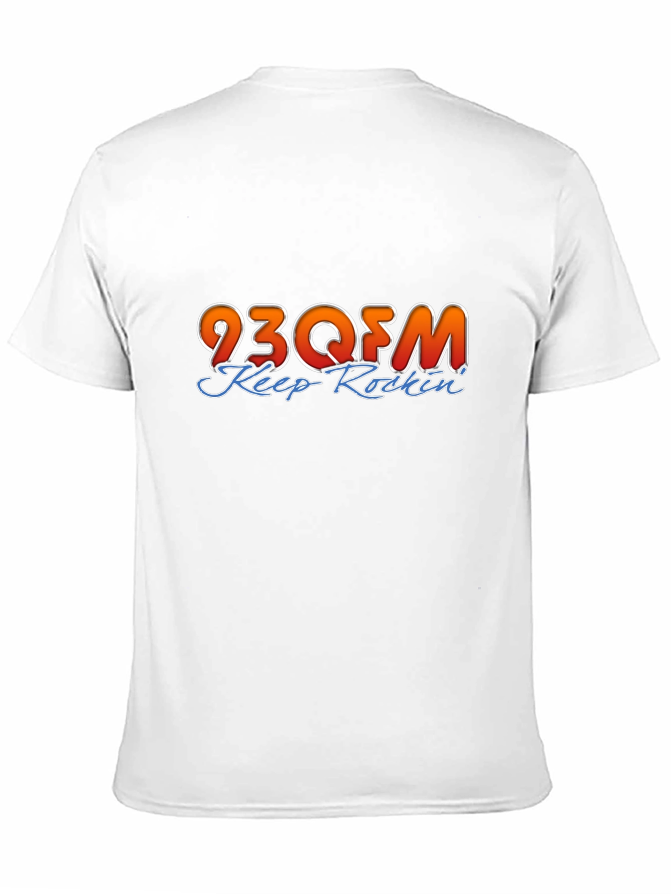 93QFM Keep Rockin Black T-Shirt