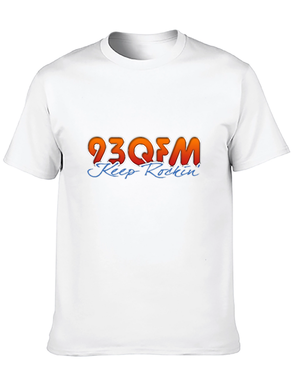 93QFM Keep Rockin Black T-Shirt