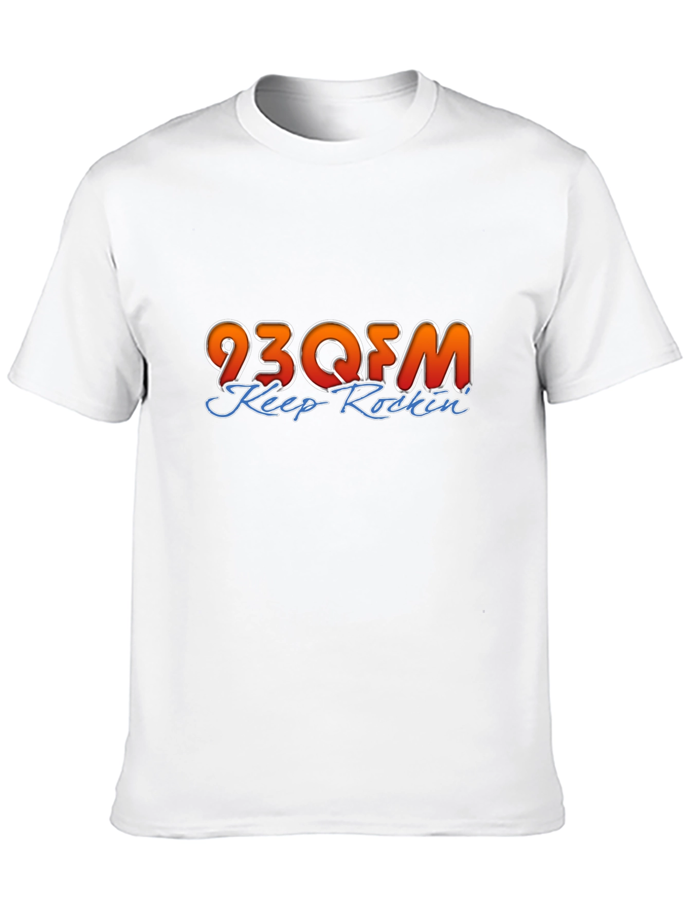 93QFM Keep Rockin Black T-Shirt