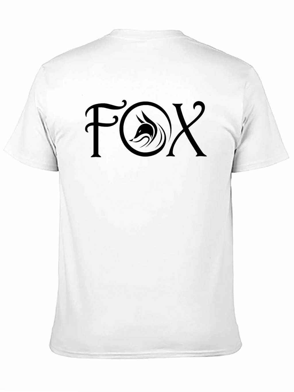Fox Graphic Tee - Stylish Black T-Shirt