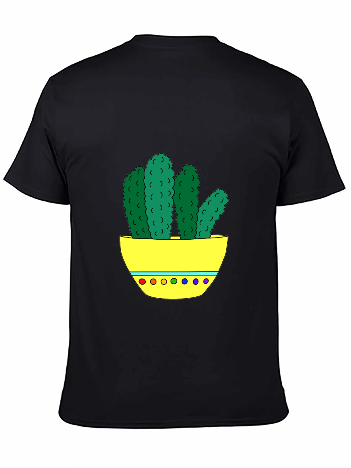 Cactus Graphic Tee - Unique Colorful Design